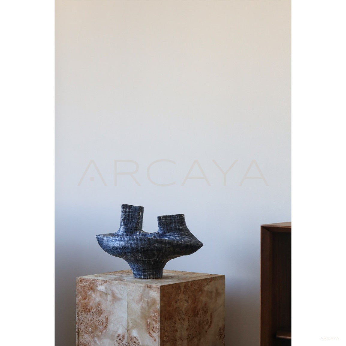 Designer Wabi Sabi Handmade Vase in detail
