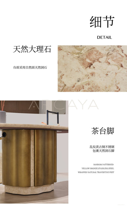 Stone Tea Table - scene