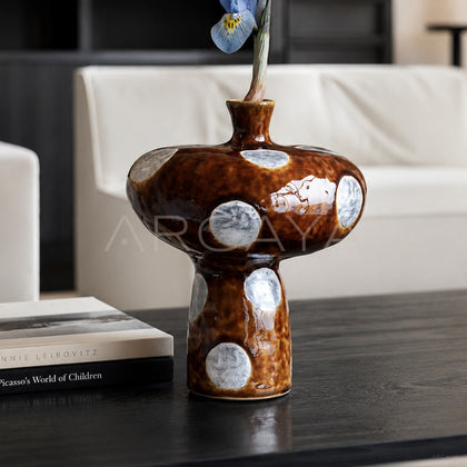 Dadan Mushroom Art Ceramic Vase - main