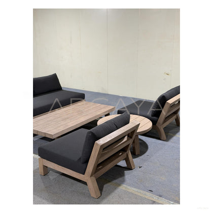 Merida Teak Outdoor Set - scene