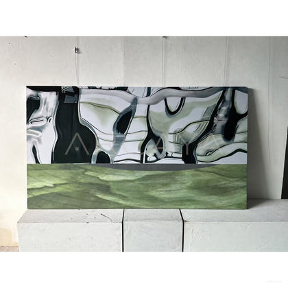 Custom Hand Painted Mixed Media Wall Art - scene