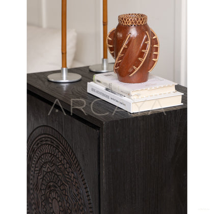 Teak Small Side Cabinet - scene