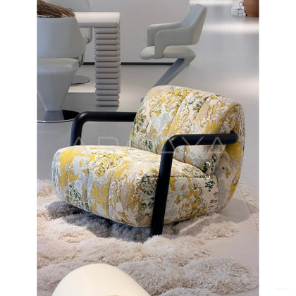 Cream Style Single Sofa Chair - scene