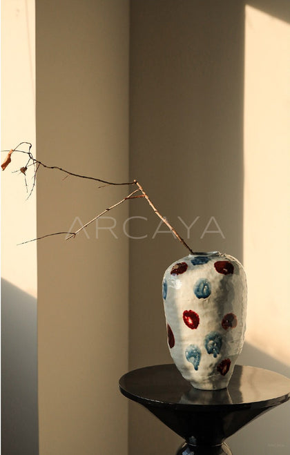 Vintage Jingdezhen Designer Art Vase - scene