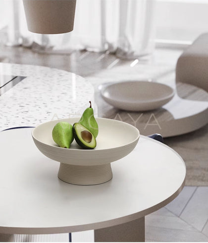 Ceramic Fruit Offering Plate - scene