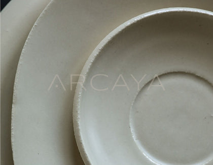Amu Collab Handmade Ceramic Plate Bowl Set - scene