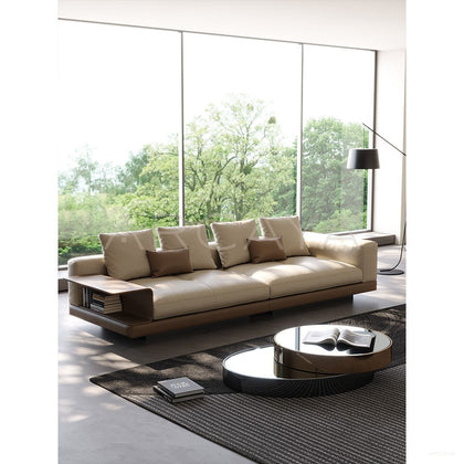 Connelly Full Leather Sofa - scene