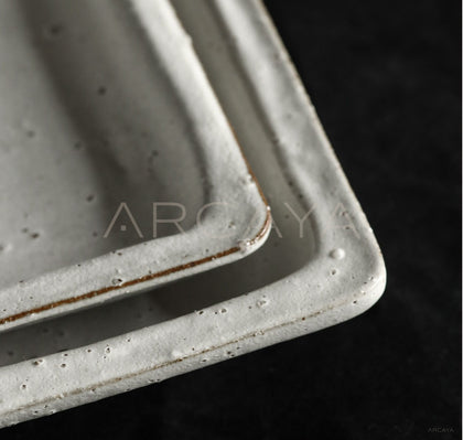 Amu Collab Ceramic Salad Plate - scene