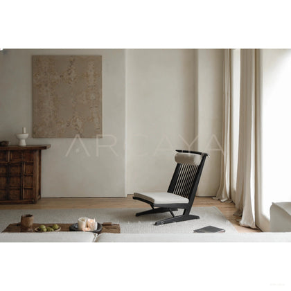 Black George Chaise Lounge - scene