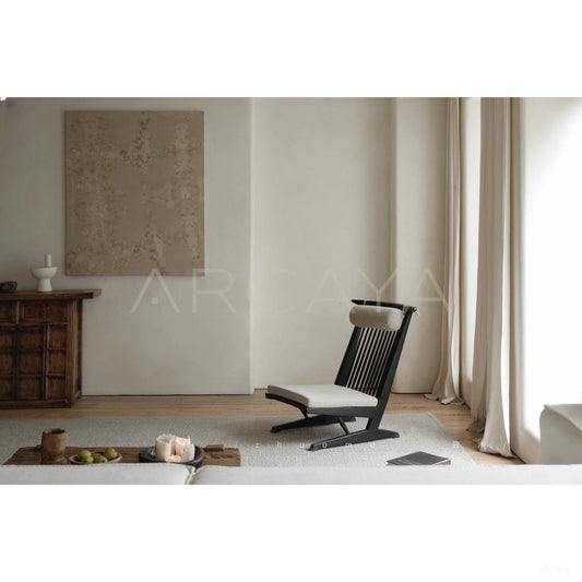Black George Chaise Lounge - scene