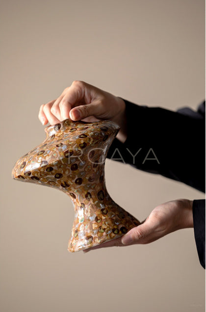 Dadan Crackle Color Glaze Art Vase - scene