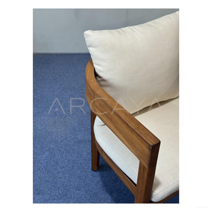 Balmain Burmese Teak Outdoor Dining Set - scene