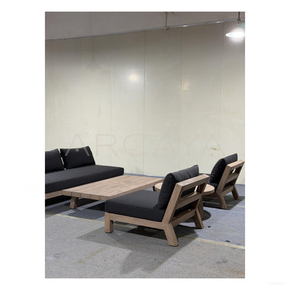 Merida Teak Outdoor Set - scene