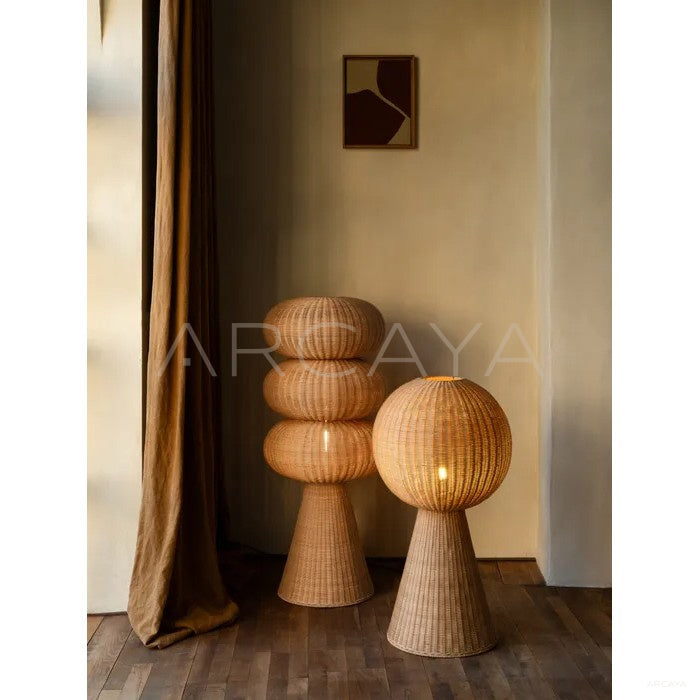 Rattan Floor Lamp New in detail