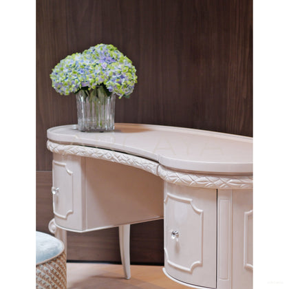 Cream White Classical Desk - scene