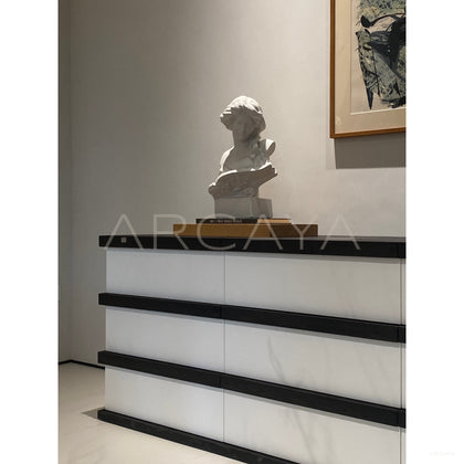 Black White Layered Cabinet - scene