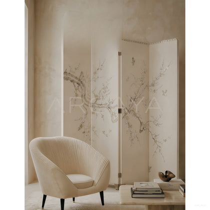 Mother Of Pearl French Chinoiserie Screen - scene
