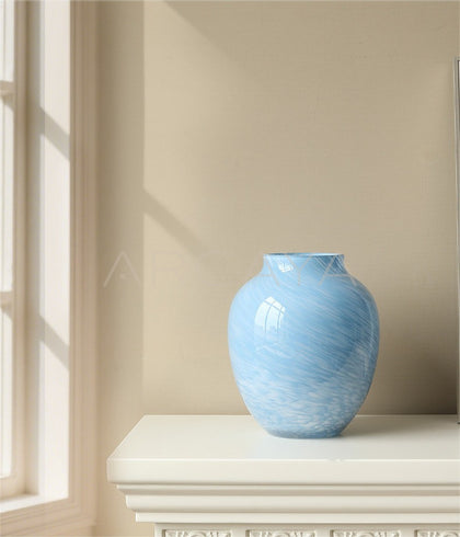 Glass Peony Vase - scene