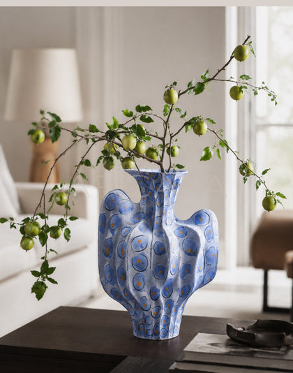 Handmade Irregular Ceramic Vase Boxi - scene