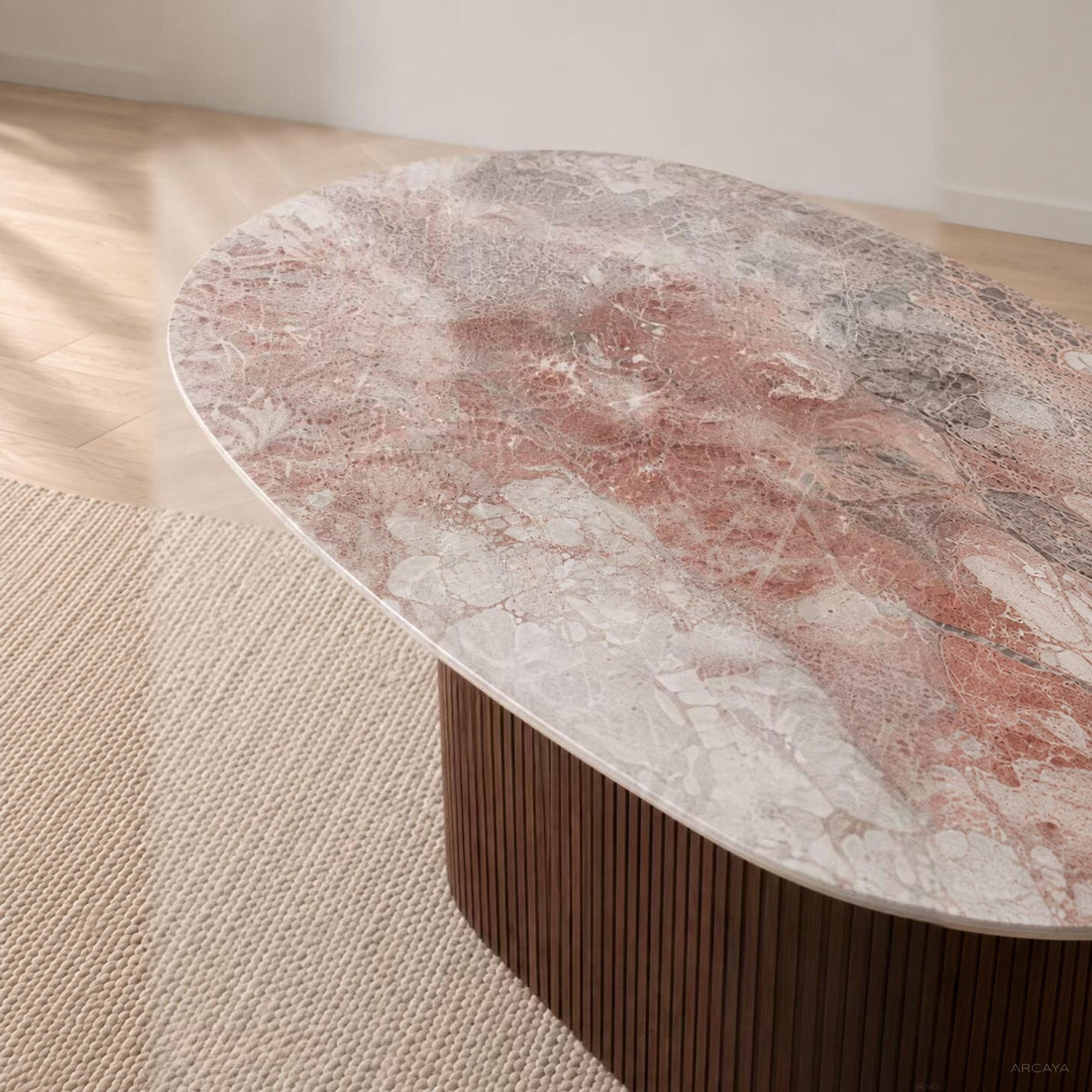 Cream Style Stone Dining Table - main