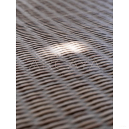 Raffles Concrete Rattan Table - scene