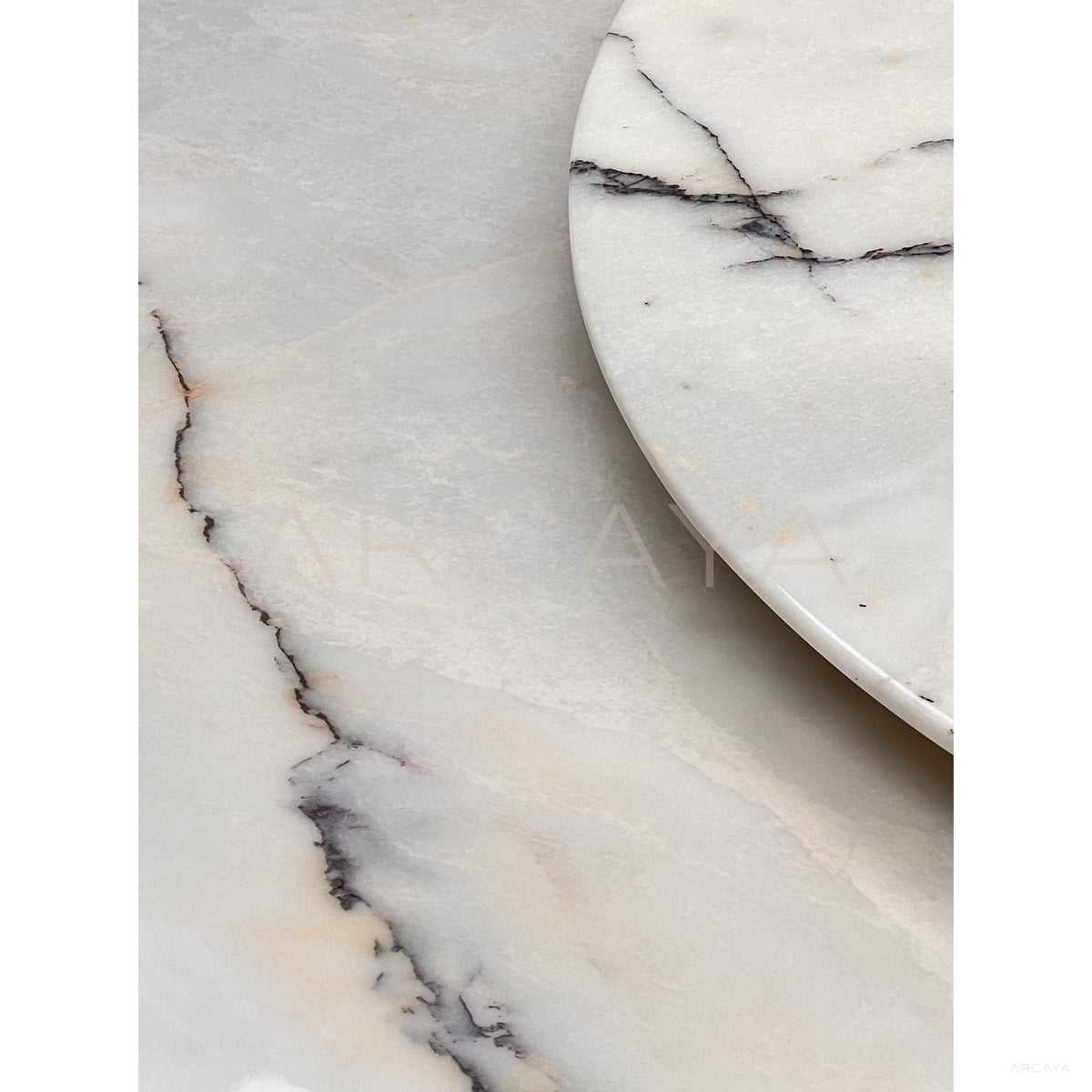 Natural Stone Openwork Base Round Table in detail
