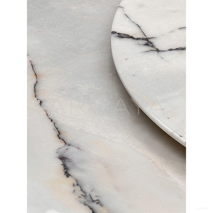Natural Stone Openwork Base Round Table - scene