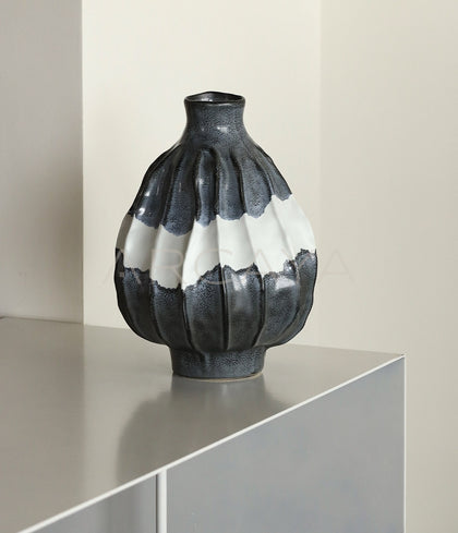Hand Thrown Wabi Sabi Ceramic Vase - scene
