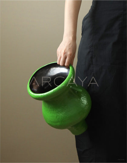 Dadan New Chinese Wabi Sabi Porcelain Vase - scene