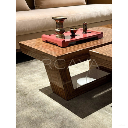 Bali Solid Wood Coffee Table - scene