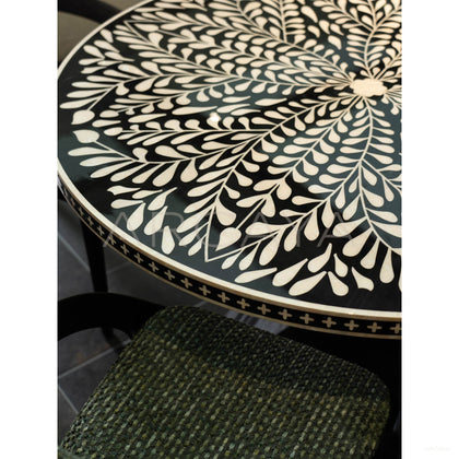Mother Of Pearl Art Dining Table - scene