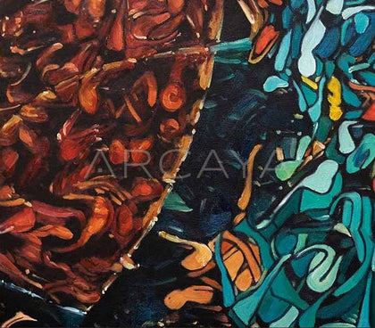 Mixed Media Wall Art 2503D0162 - detail