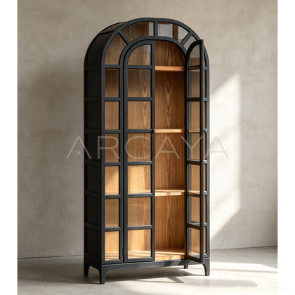 Dome Arch Glass Cabinet - scene