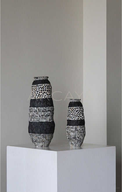 Wabi Sabi Jingdezhen Chinese Jar Art Vase - scene
