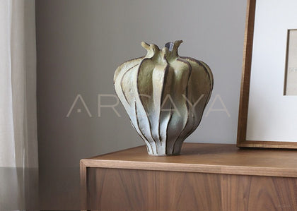 Jingdezhen Wabi Sabi Art Vase Chinese - scene