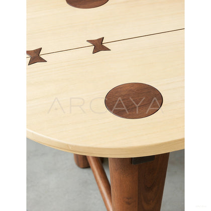 Rhye Oak Dining Table - scene