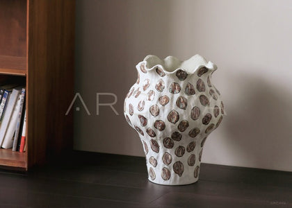 Jingdezhen Wabi Sabi Floor Jar Vase - scene