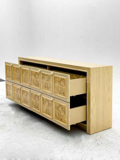 Custom Solid Wood Storage Cabinet - detail