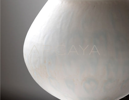 Dadan Textured Ceramic Vase Living Room - scene