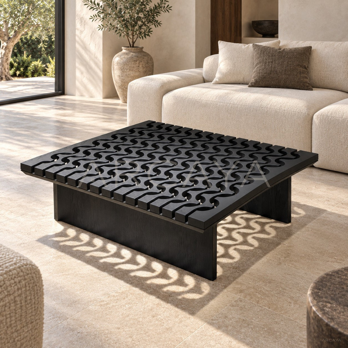 Black Light Play Coffee Table in detail