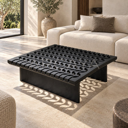 Black Light Play Coffee Table - scene