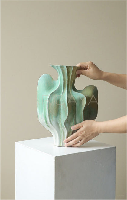 Wabi Sabi Handmade Jingdezhen Stoneware Jar - scene