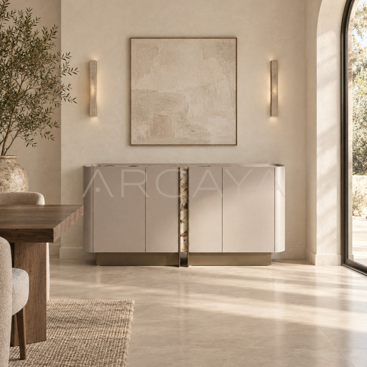 Minimalist Sideboard Details in detail