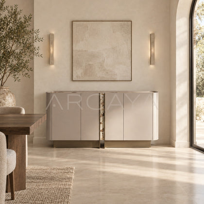 Minimalist Sideboard Details - scene