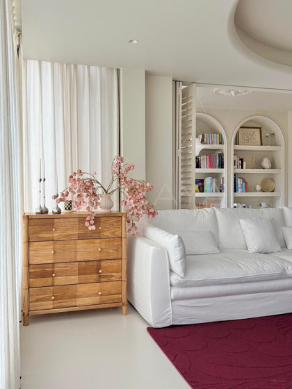 Natural Wood Chest Of Drawers - scene
