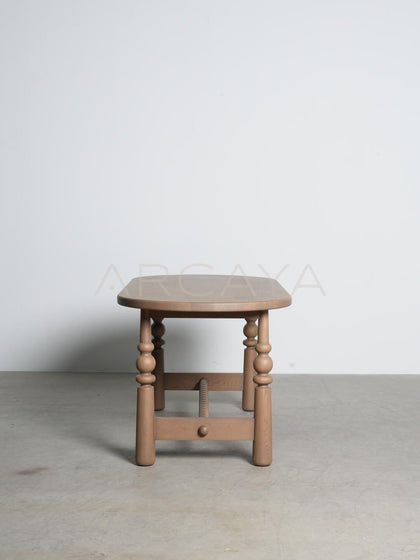 Custom Color Oval Long Table - scene
