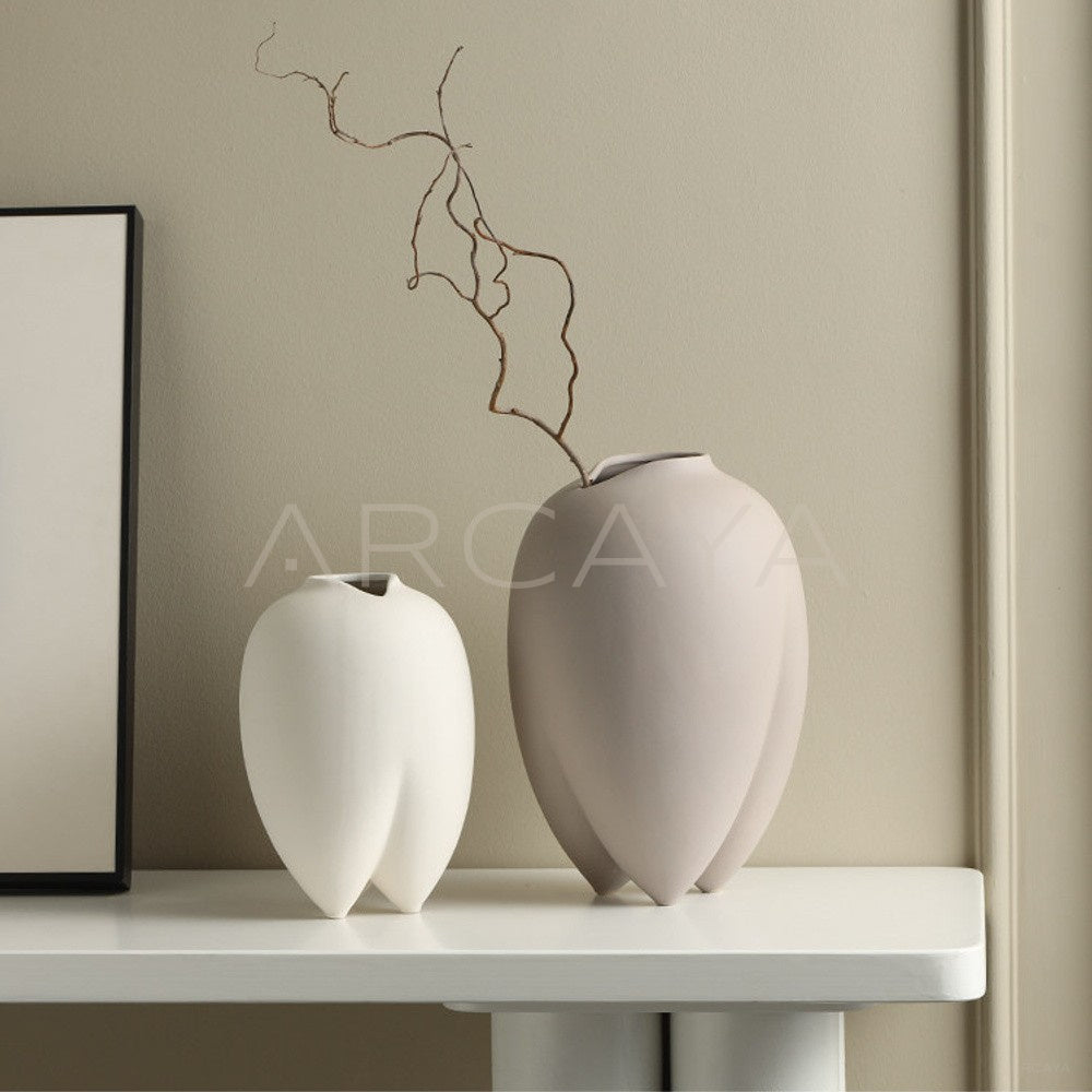 Wabi Sabi Bisque Ceramic Vase - main