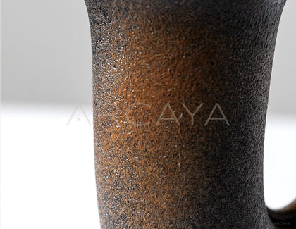 Wabi Sabi Irregular Sculpture Ceramic Vase - scene