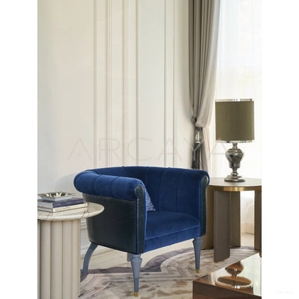 Violet European Modern Armchair - scene