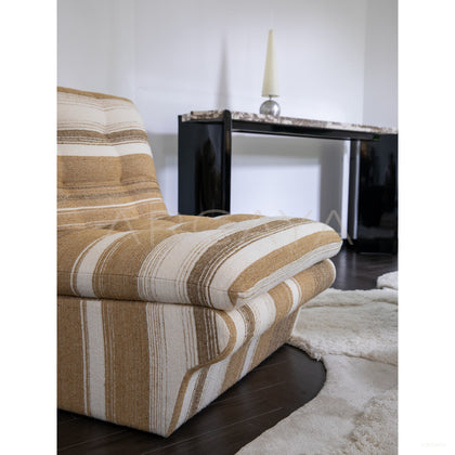 Wabi Sabi Striped Lazy Chair - scene